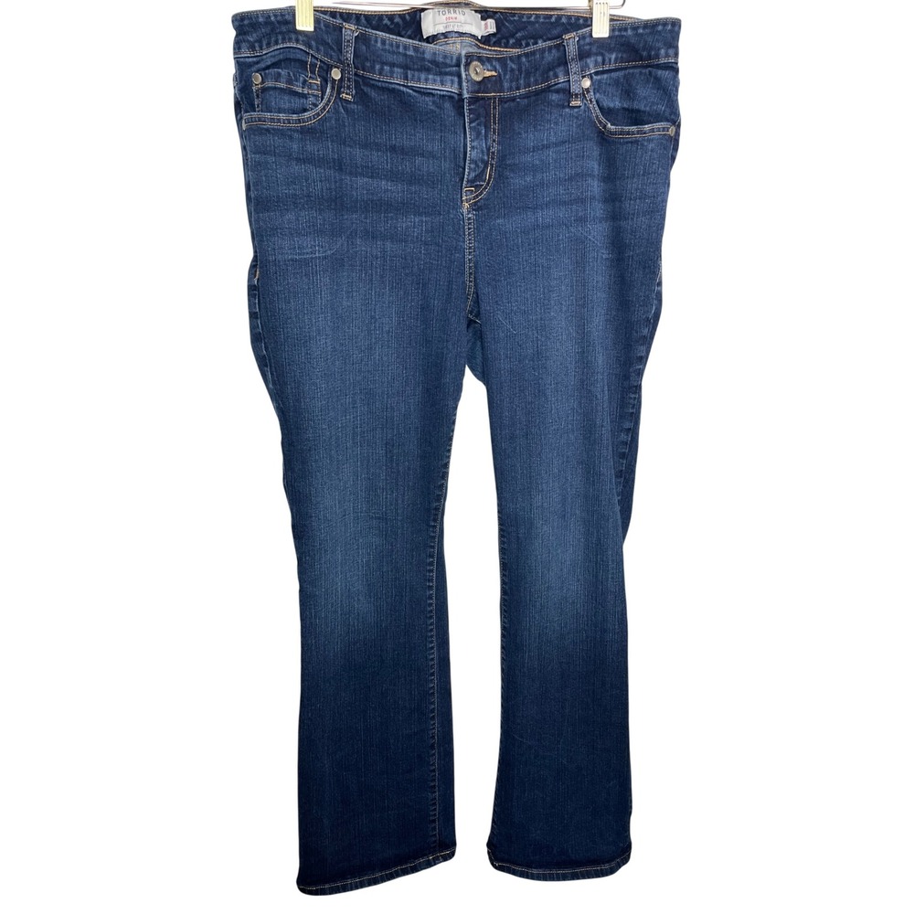 Dark Blue Women's Straight-Leg Jeans